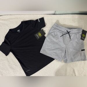 Kids Black and Gray Matching Set